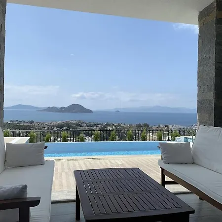 Bodrum - 5 Bedrooms “sunset Villa”, With Infinity Heated Swimming Pool *