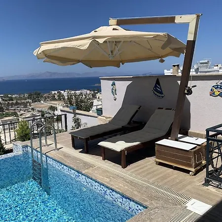 Вилла Bodrum - 5 Bedrooms “sunset Villa”, With Infinity Heated Swimming Pool *